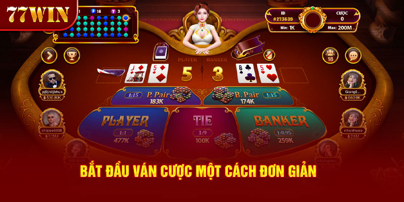 Bắt đầu ván cược một cách đơn giản